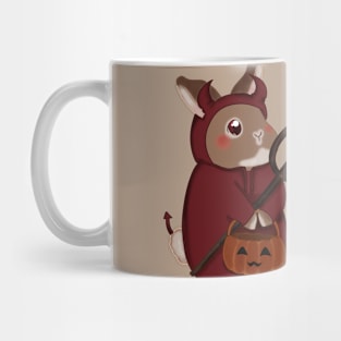 Devil and Mummy Rabbit _ Bunniesmee Halloween Edition Mug